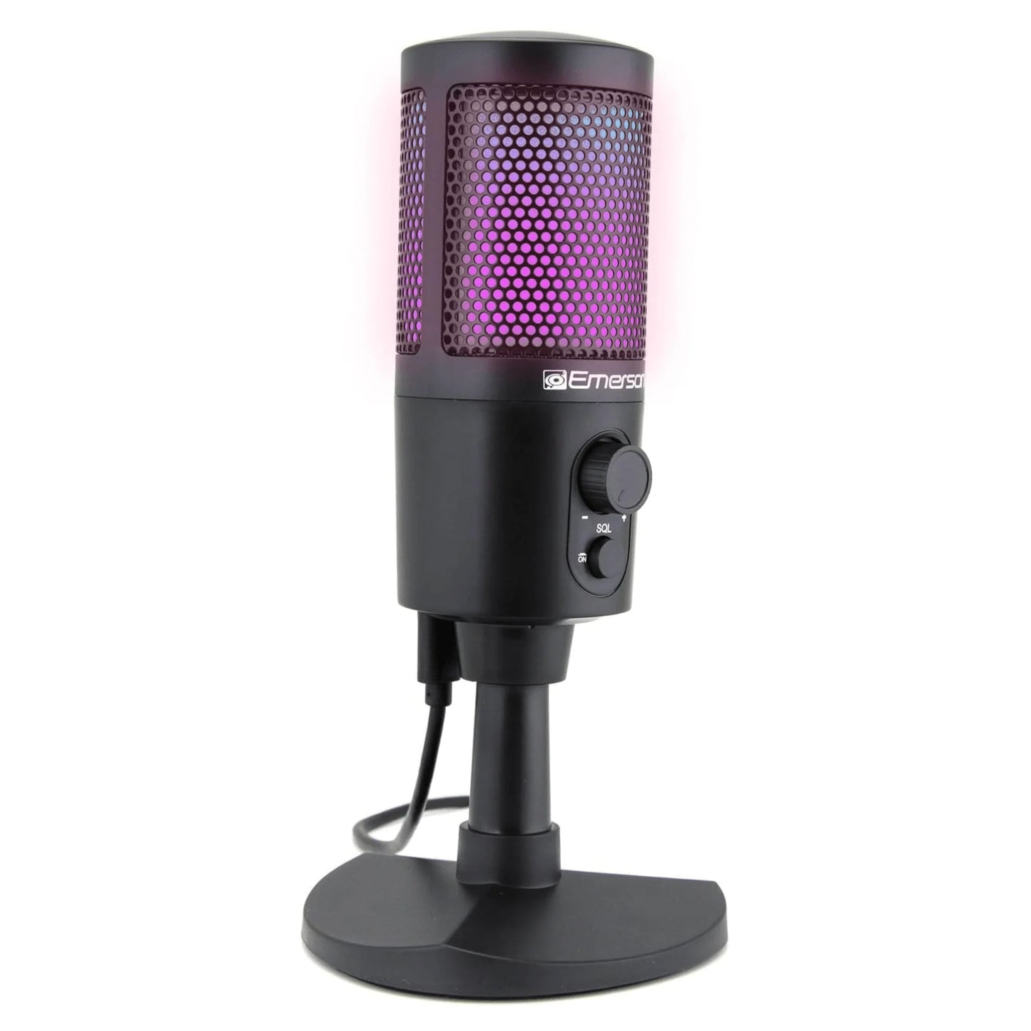 Micrófono USB Profesional Emerson con Iluminación RGB