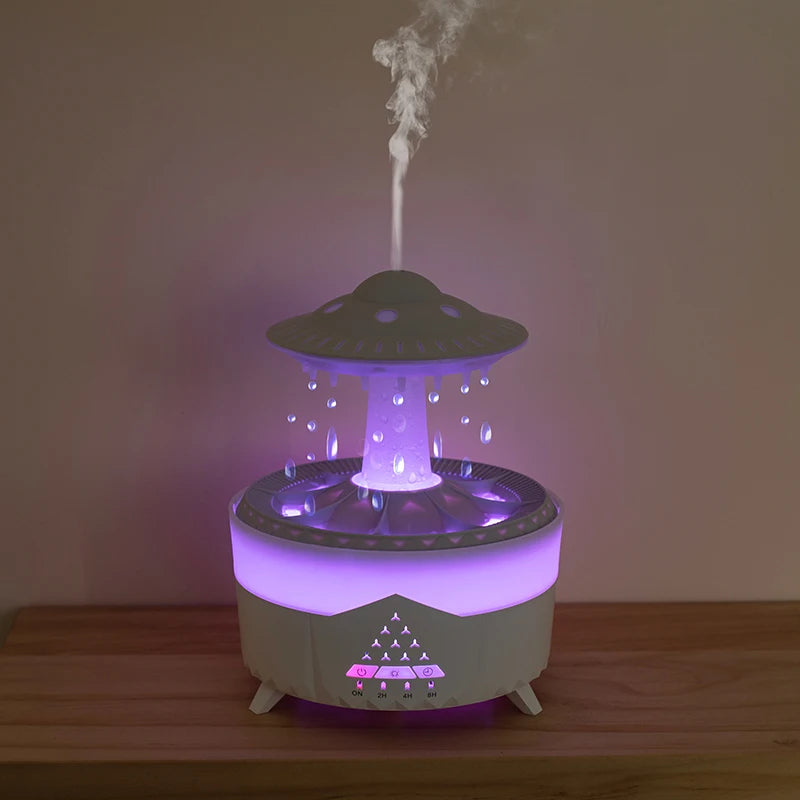 Humidificador USB con Forma de Gota y Aromaterapia – Difusor Decorativo para el Hogar
