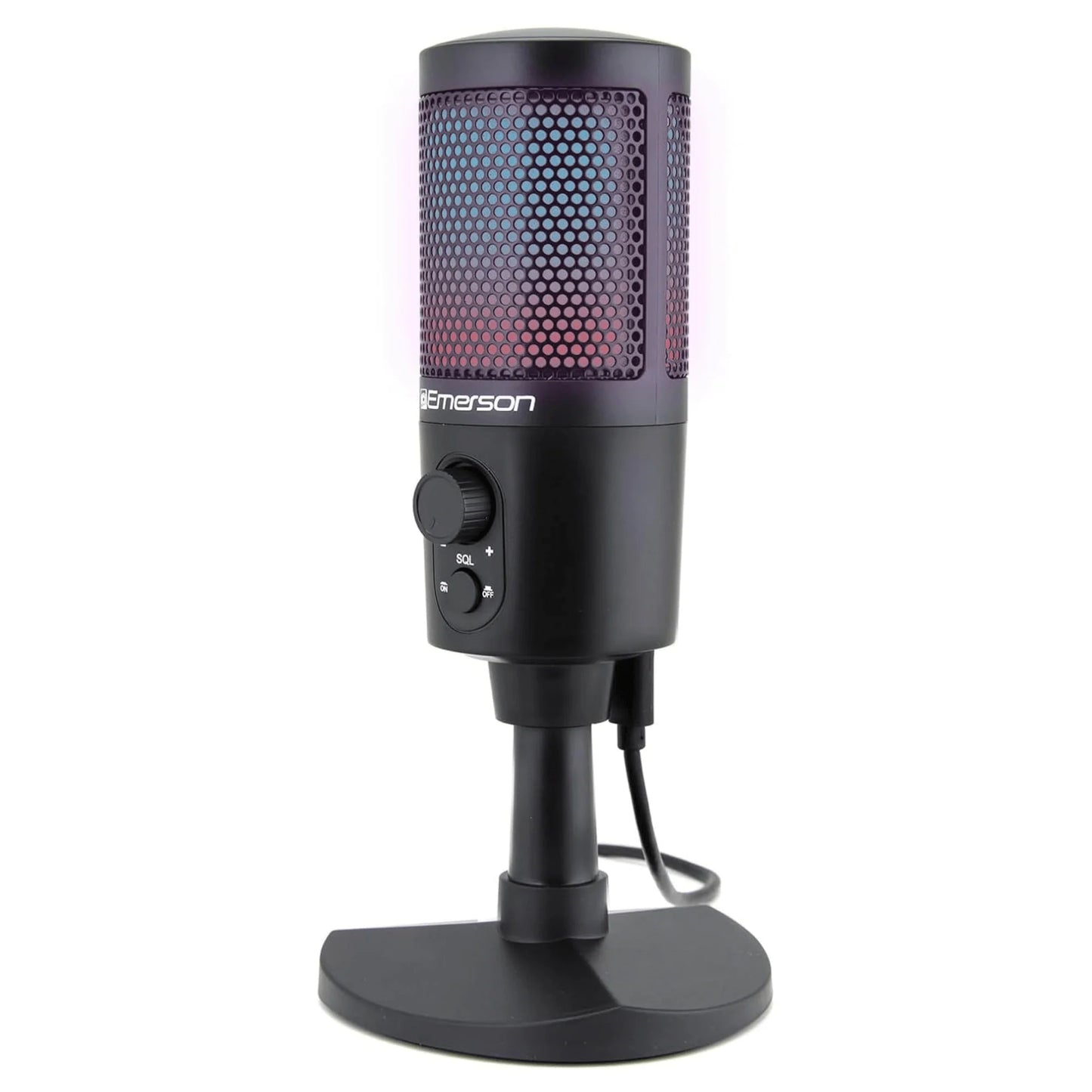 Micrófono USB Profesional Emerson con Iluminación RGB