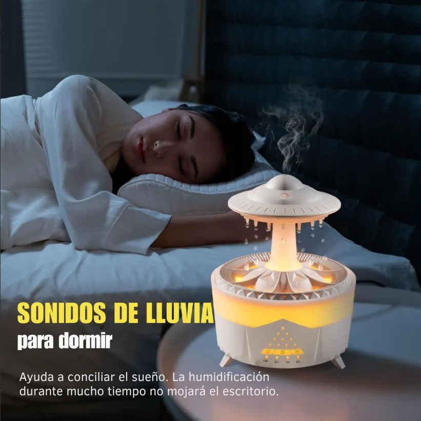 Humidificador USB con Forma de Gota y Aromaterapia –Difusor Decorativo para el Hogar