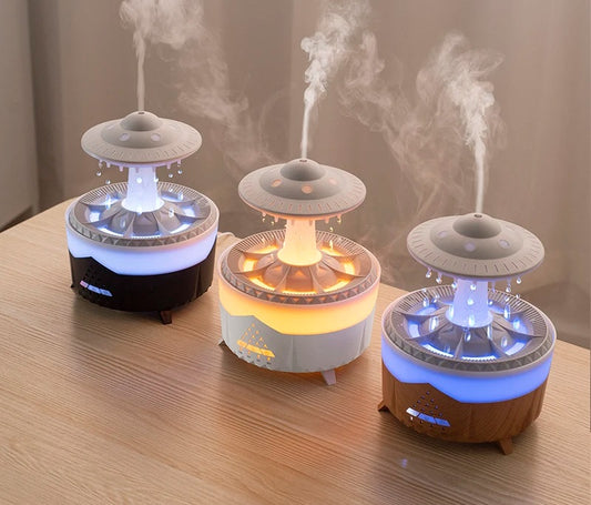 Humidificador USB con Forma de Gota y Aromaterapia –Difusor Decorativo para el Hogar