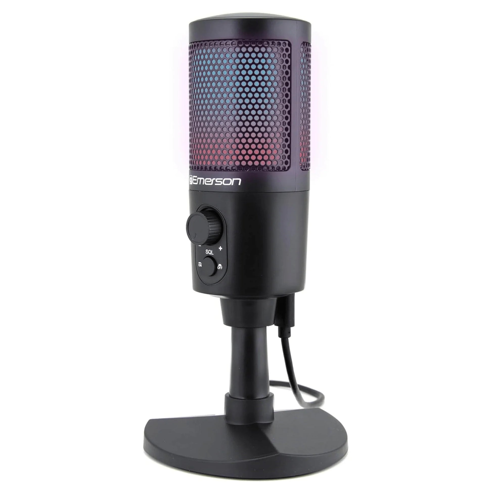Micrófono USB Profesional Emerson con Iluminación RGB